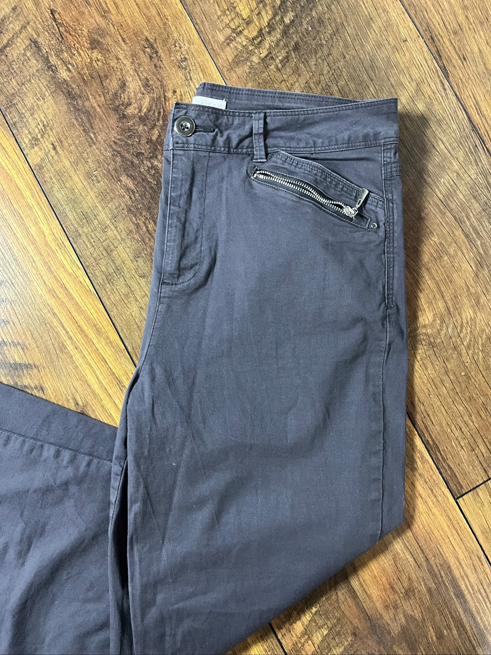 Lightweight Cotton Straight Cut Chino Pants - Armand Thiery - Size M - Very Good Condition – photo 12